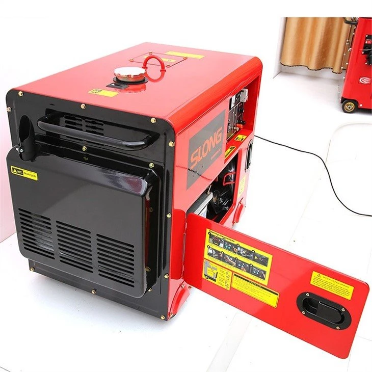 Silent diesel generator