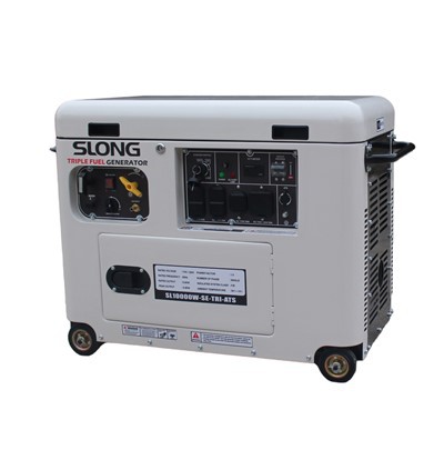 10000 W Tri Fuel kaasaskantav generaator